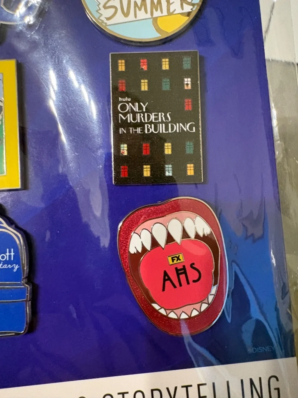 NWT D23 Disney Expo (2022) set of 6 collectible ABC pins